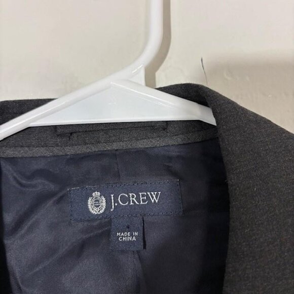 J Crew Blazer Mens 42R Italian Wool Aldridge Jacket Loro Piana 120s Charcoal - Picture 3 of 10